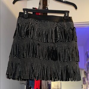 Stylish Black and White Women's Skirt